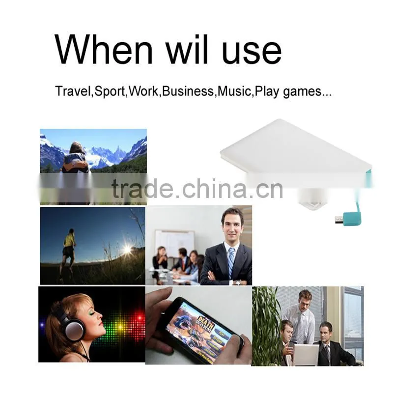 Wholesale Ultra-Slim High Quality USB Portable Smart Power Bank 2600mah New products 2016