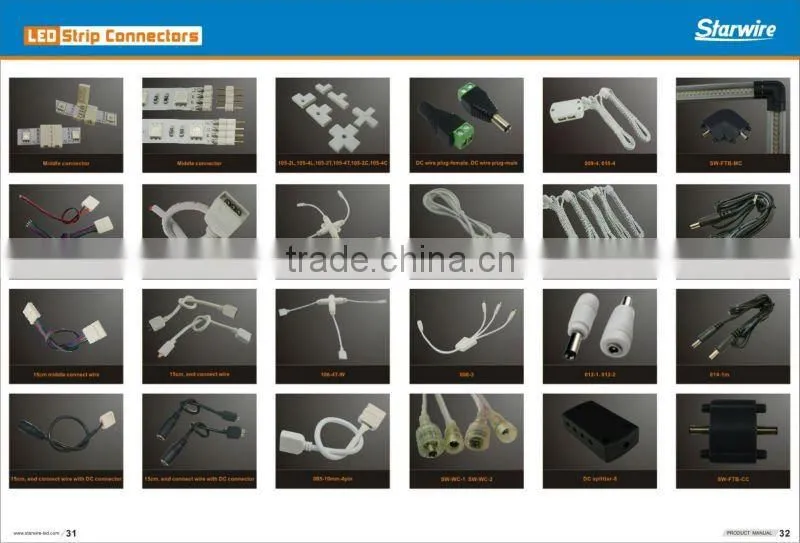 smd 3528/5050 strip light led strip middle connectors