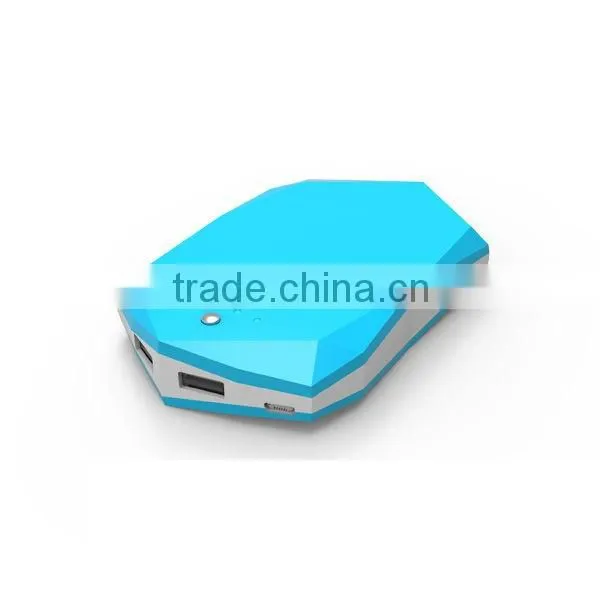 new design hot sale power bank diamond shape power bank