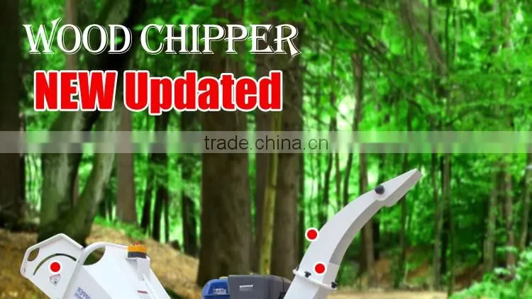 NEW Updated 15hp engine wood chipper machine