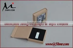 Magnet Fabric Pen USB Storage Packaging Gift Box
