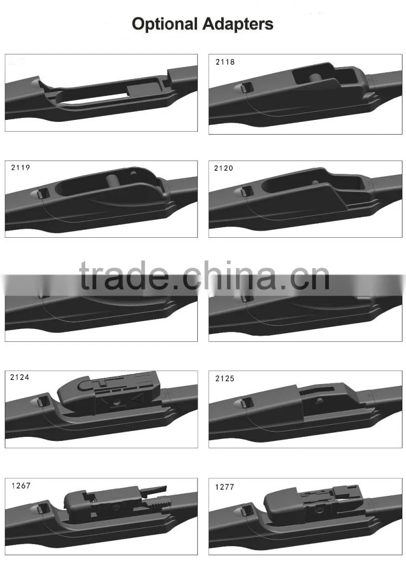 T300 Multifit Adapters Rear Wiper Blade