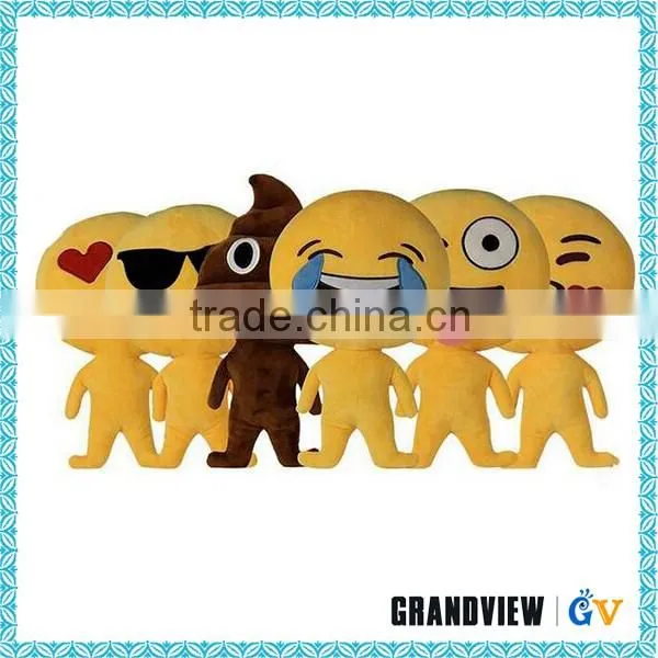 Fashinable Plush Pillow Emoji /Top Quality PP Cotton Soft Emoji Doll For Kid