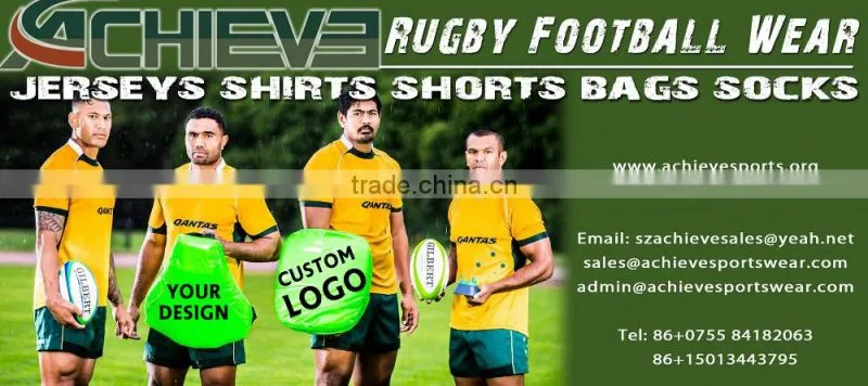 2016 full sublimated print custom made quick dry rugby uniforms hot wholesale club rugby uniforms