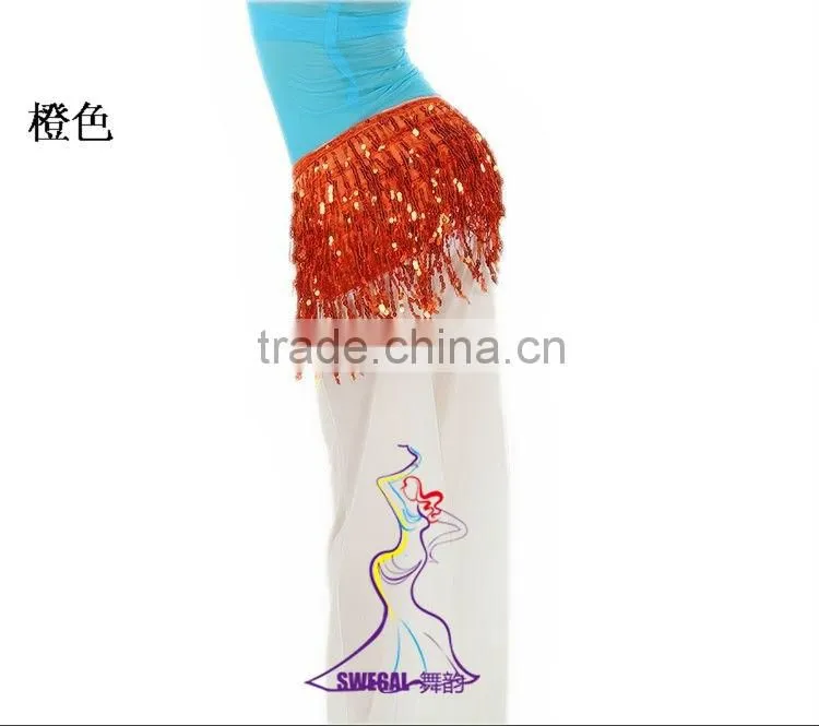 SWEGAL J13055 bright sequin belly dance hip scarf
