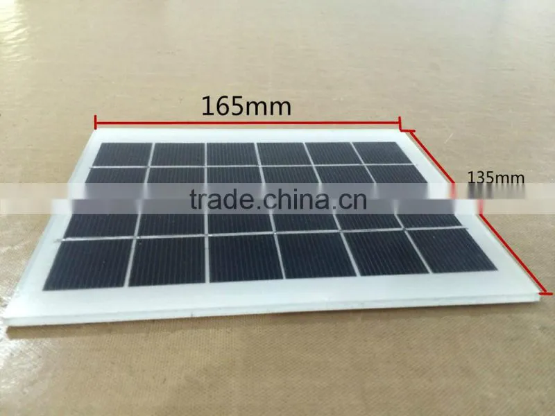 6V2W High efficiency cheap mini Polycrystalline solar panel