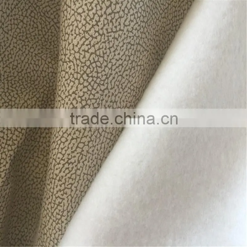 2015 Hot sale suede bonding with single face cotton flannel