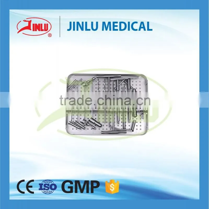 DHS DCS plate 95 130 135 degree DHS DCS instrument kit, fracture trauma instrument, orthopedic instrument.