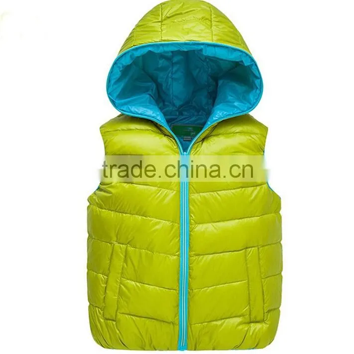 Custom Boys Hoody Sleeveless Padded Vest