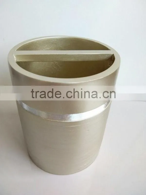 Factory wholesale Brushed Ceramic Bath Accessories Set Holder 4 pcs : tumbler, soap dish, dispenser, toothbrush holder