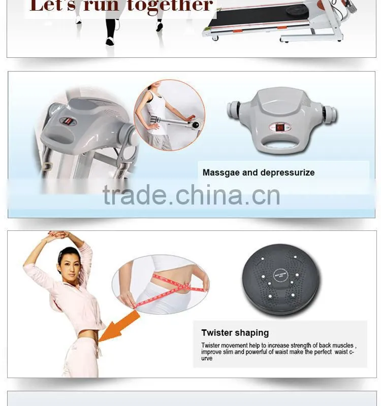 home treadmill with massage folding treadmill