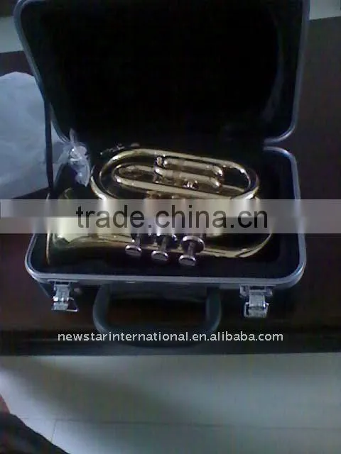 Gold lacquer Pocket trumpet