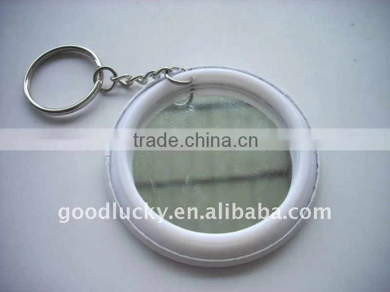 wholesale high quality small hand held mirrors 2014 Best seller newest keychain mirror