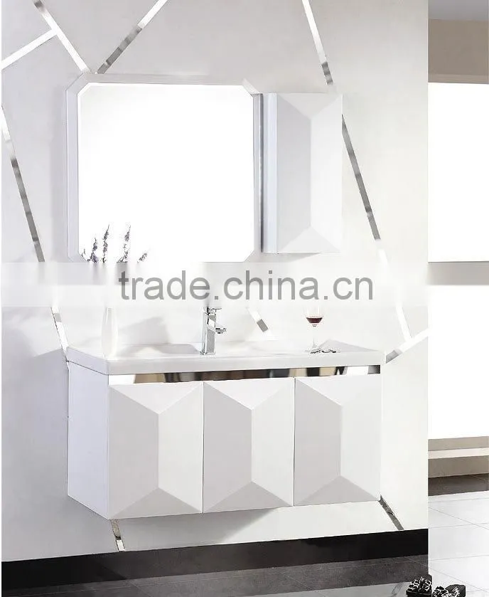 ROCH 8008 Durale Wood Cabinet Bathroom White Bathroom Vanity