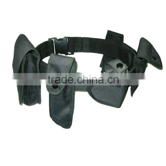 Military Police Guard Multi-functional Pouches Tactical Belt