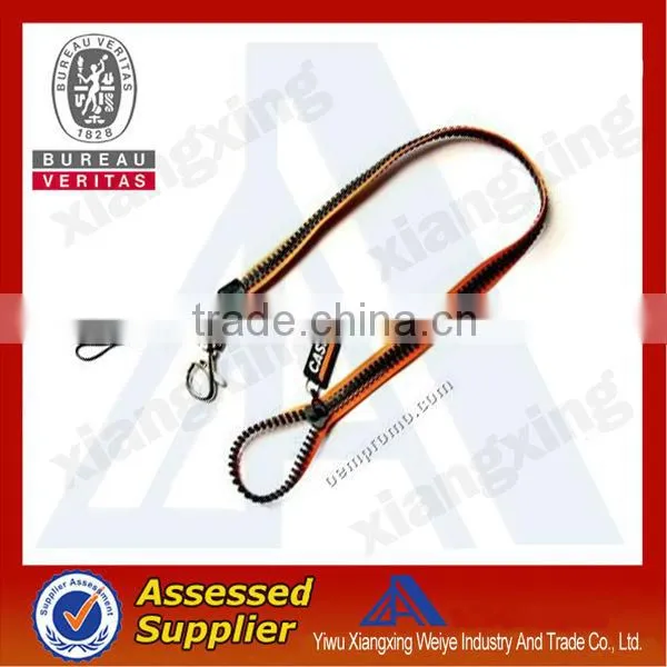 Bling-bling zipper lanyard can wear wrist and neck