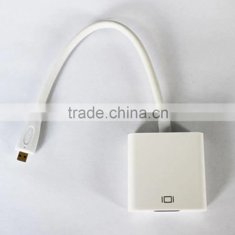 New HDMI Male to VGA female With Audio HD Video Cable Converter Adapter 1080P