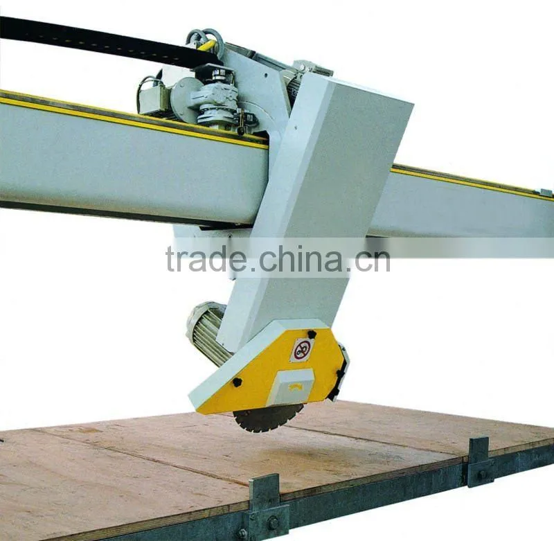 Bridge type cutting stone machine