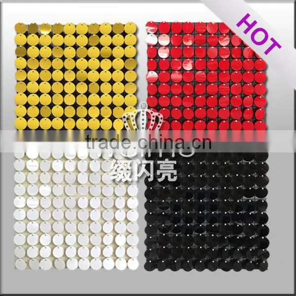 2014 hot sale waterproof decorative pvc sequin wall panel