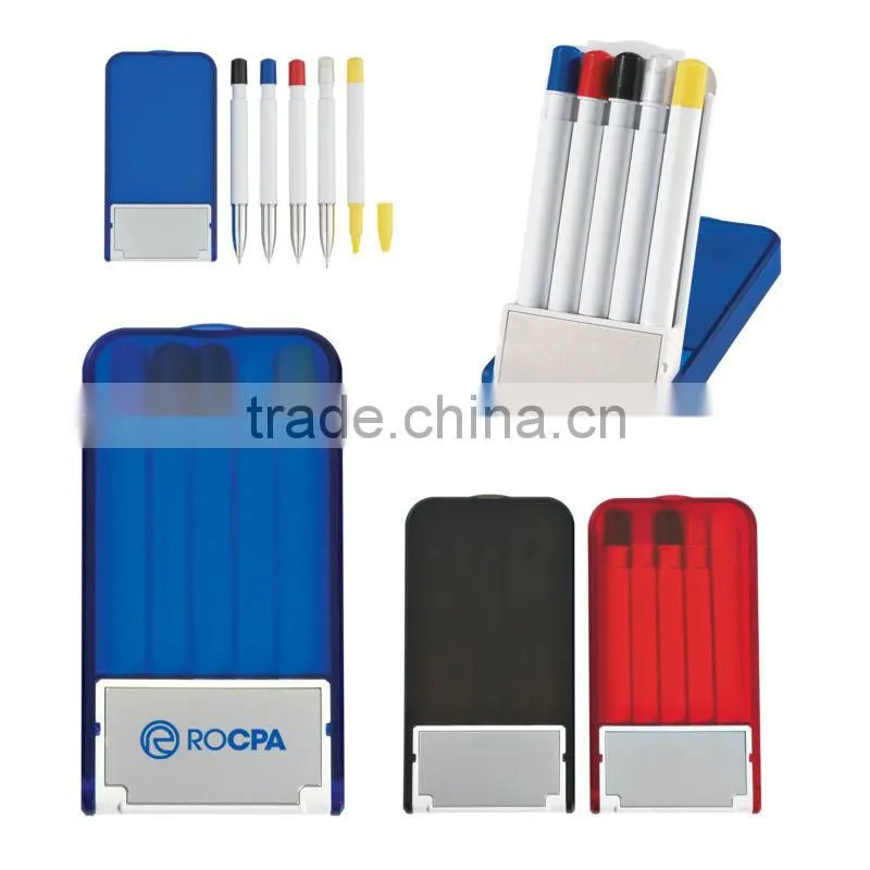 5-In-1 Desktop Writing Set_blue