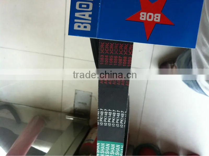 low price 10PK1487 belt for excavator engine parts