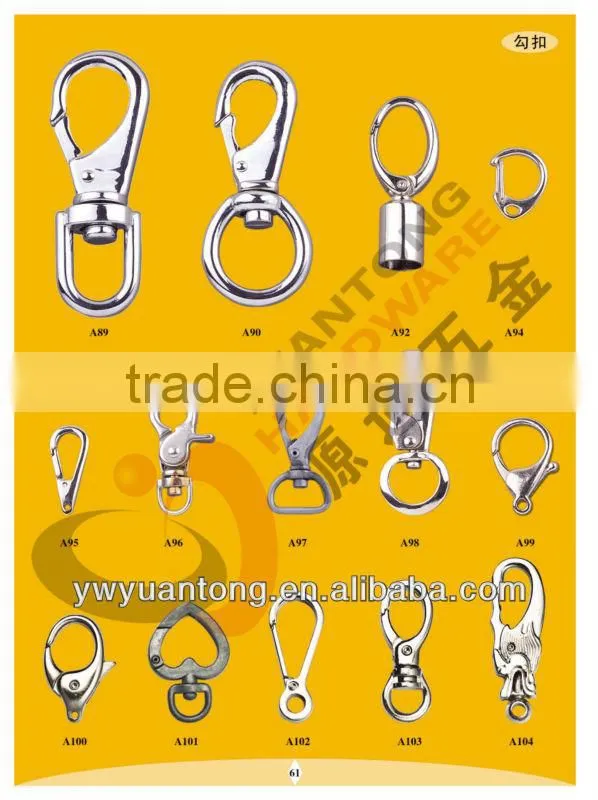 45mm high polised hanging nickel color handbag hook