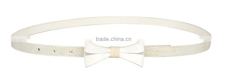 2014 Korean Fashion Ladies PU Rivet Bowknot Belt SWF-W15062925