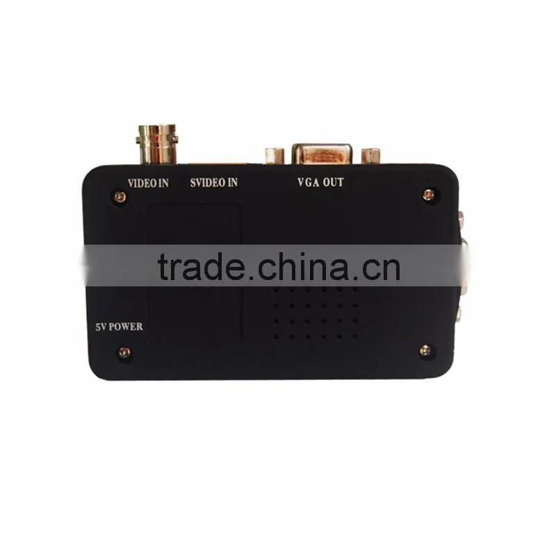 CCTV DVD DVR Camera TV S-video BNC to VGA Video Converter