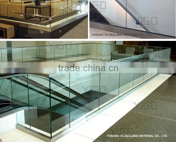 High Quality indoor glass railing systems