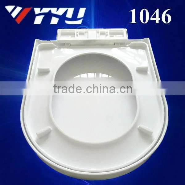 1046 soft close D shape decorative toilet seat cover for wc