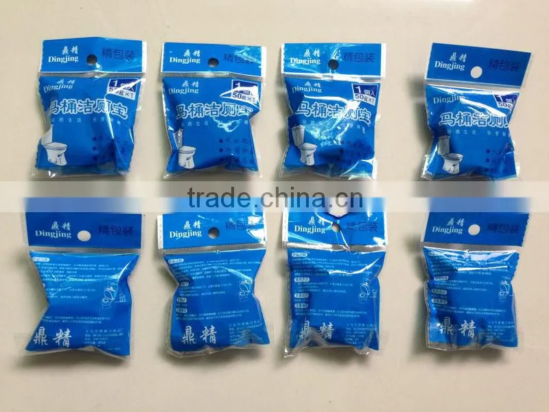 1 pack toilet bowl blue tablet/toilet cleaning tablet/blue bubble
