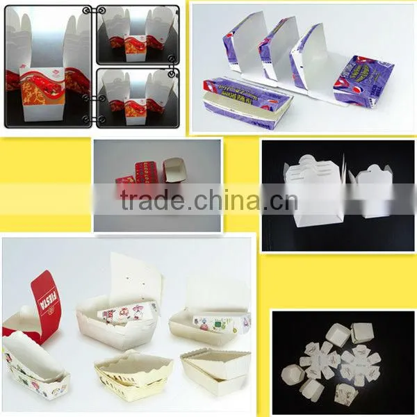disposable lunch box machine , paper meal box forming machine