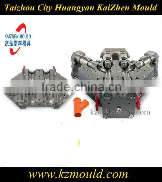 Different type different size plastic tub mould injection pipe fitting mould Huangyan mould factory