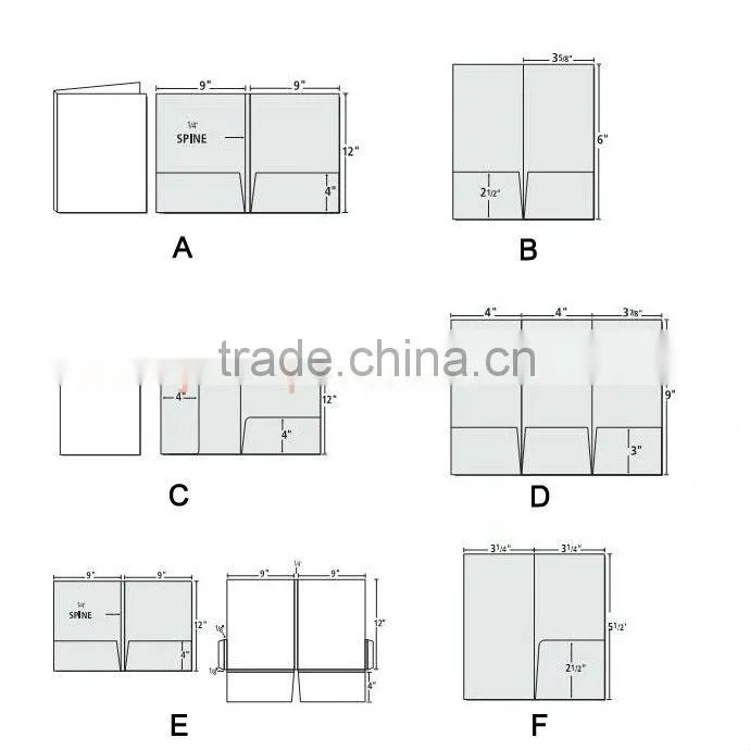 CMYK printing paper folder