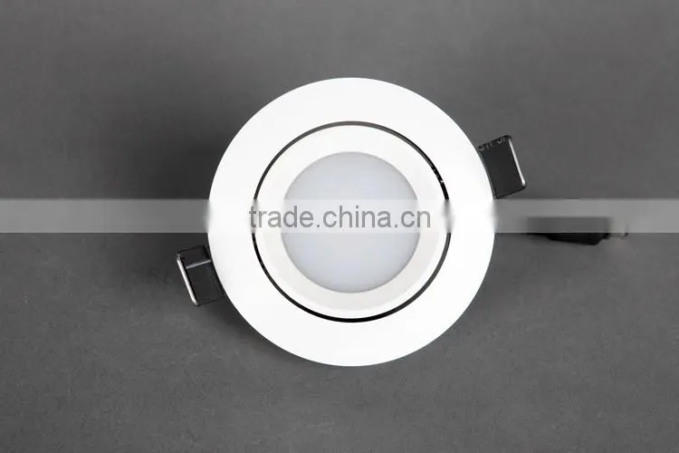 5w recessed led spot light with adjustable and non-adjustable for your option
