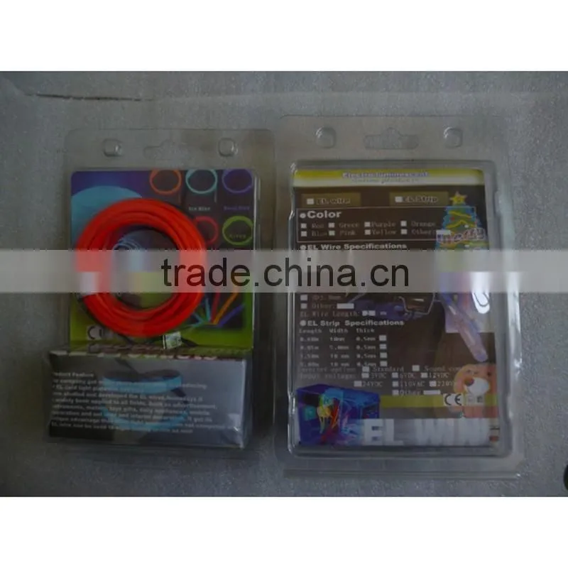 wholesale cheap multi color el wire with inverter