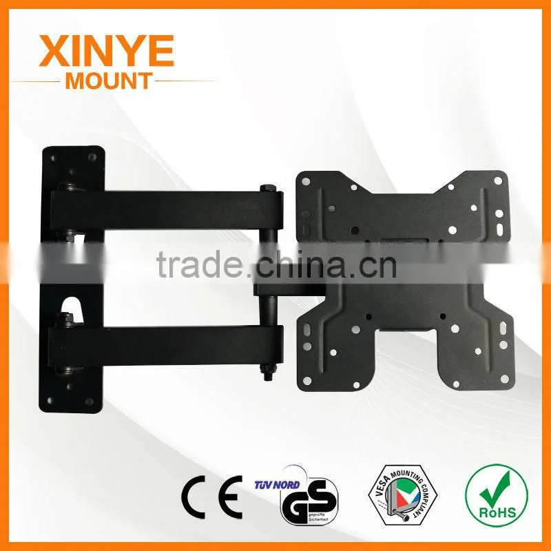 Adjustable tilt ceiling led tv bracket motorized