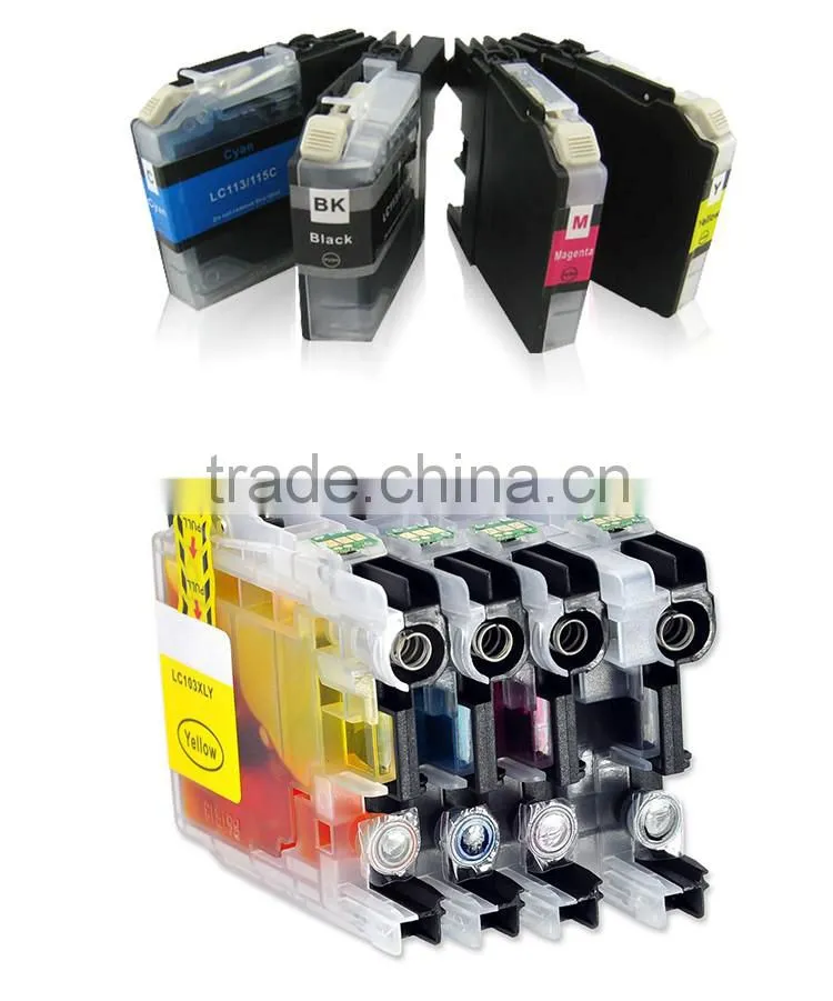 Compatible ink cartridges for Brother LC103 suitable for ptiners Brother MFC-J4510DW