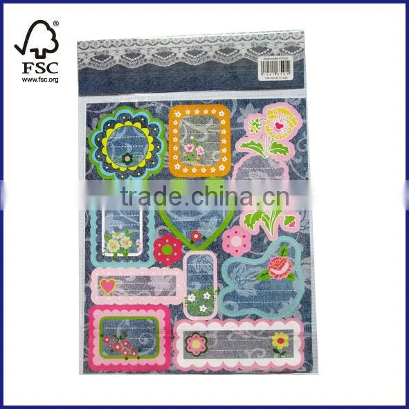 removable sticker paper gift tags