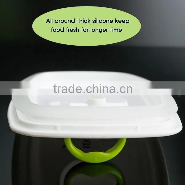 2014 hot eco friendly plastic food container, heating up bento lunch box