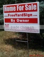 UV resistant corflute printed signs