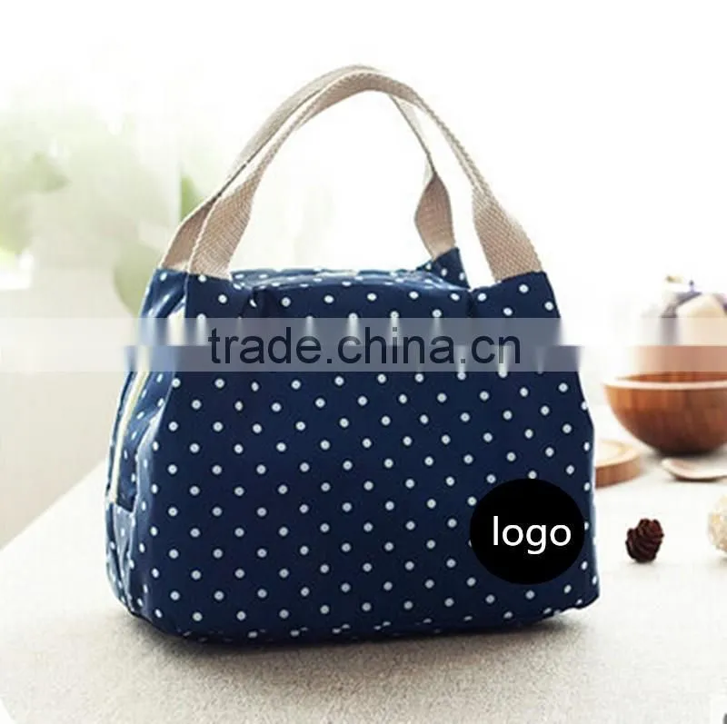 polyester portable lunch bag