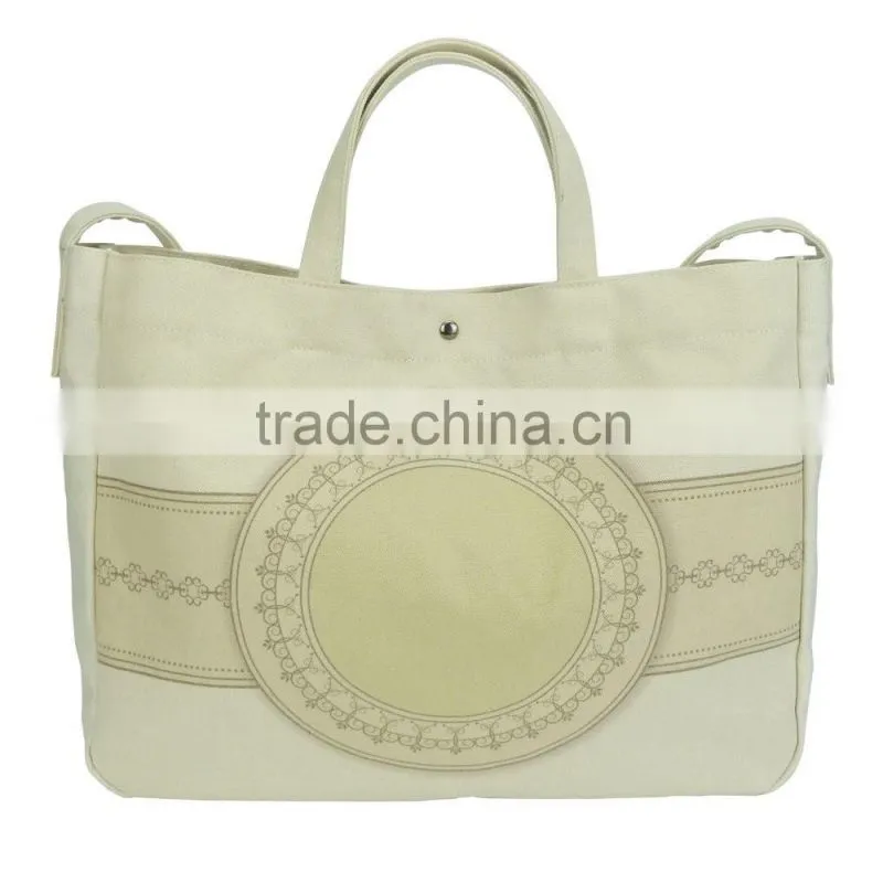 Ningbo Ronhon Premium Gift Bags Canvas Shoulder Messenger Large Size Shopping Bag