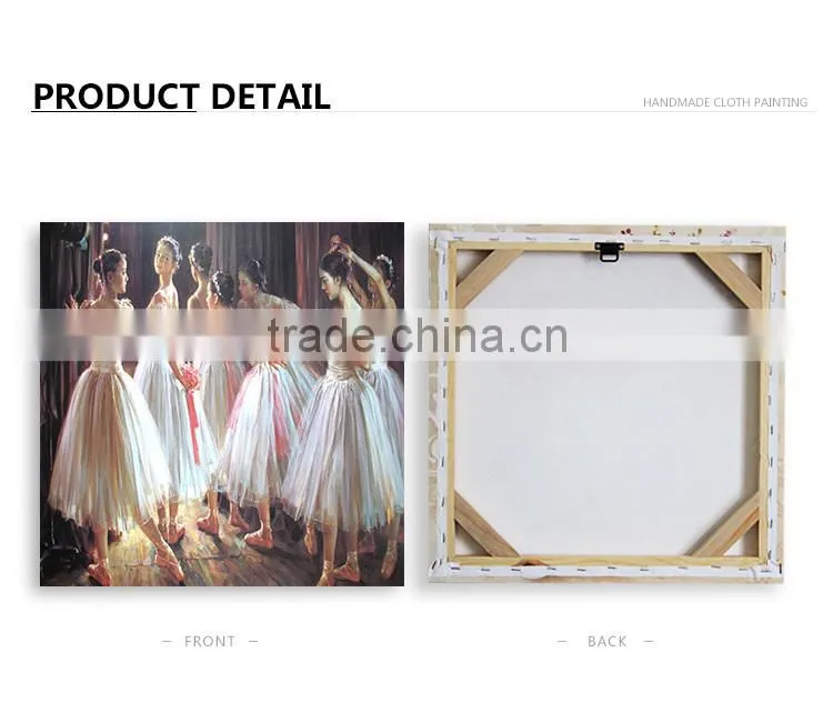 Home decoration dancing woman painting on canvas