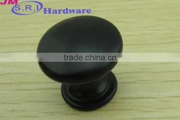 Popular classical black color zinc alloy mini drawer knobs