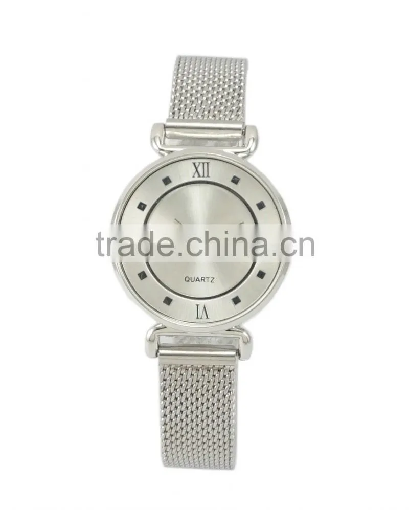 Hot selling new fashion design mesh band colorful dial female watches make your own watch