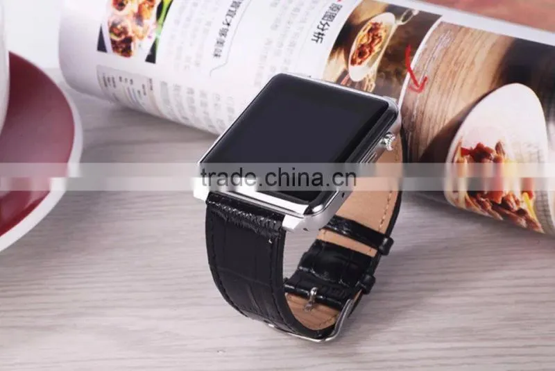 Fashion J68 Smart Watch, Luxury Wristwatch with PU Leather Watch Band