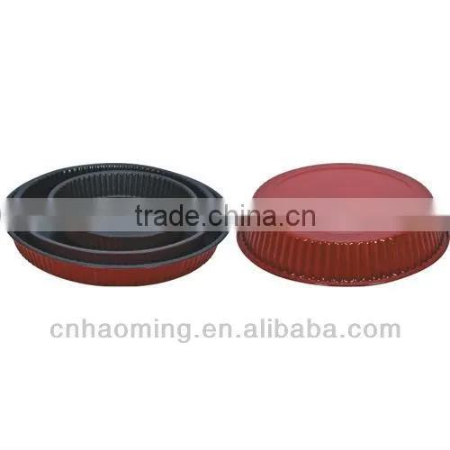 round bake pan with carbon steel nonstick