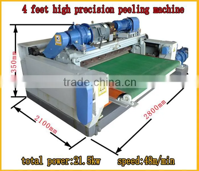 2600mm automatic core veneer face veneer log peeler/plywood veneer production line/face veneer machine