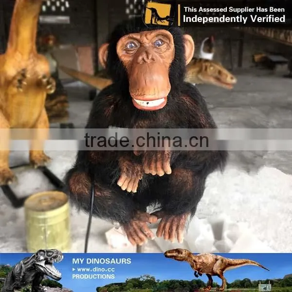 My-dino life size wild animals monkey sculptures
